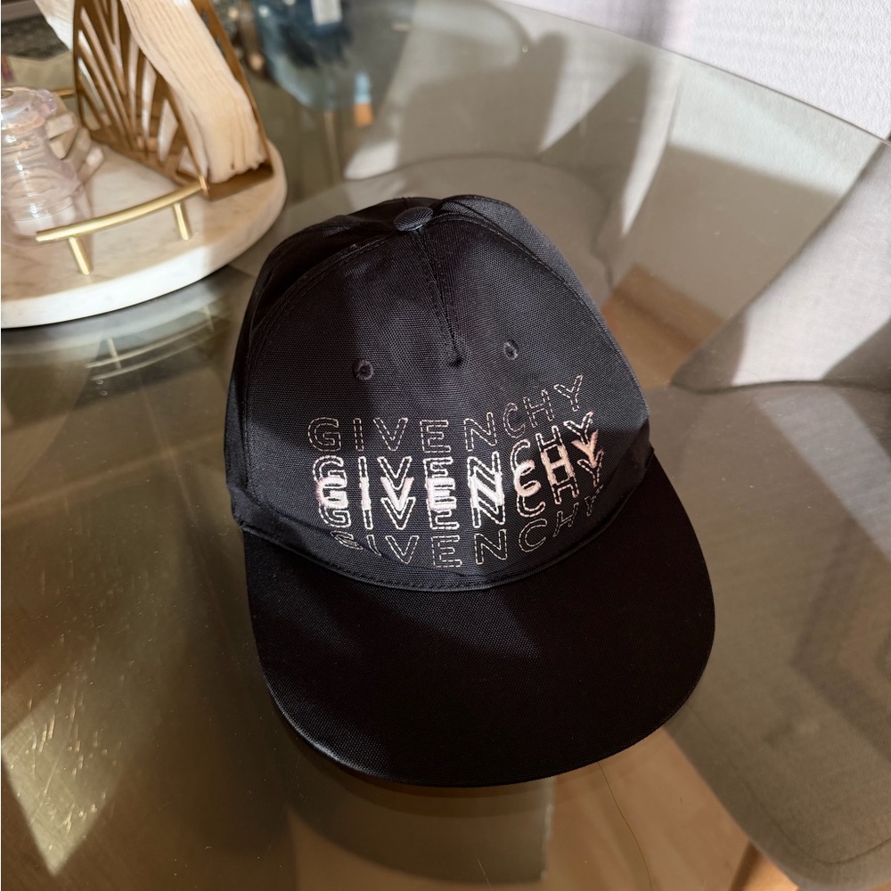 Givenchy Black Logo Baseball Cap - image 1